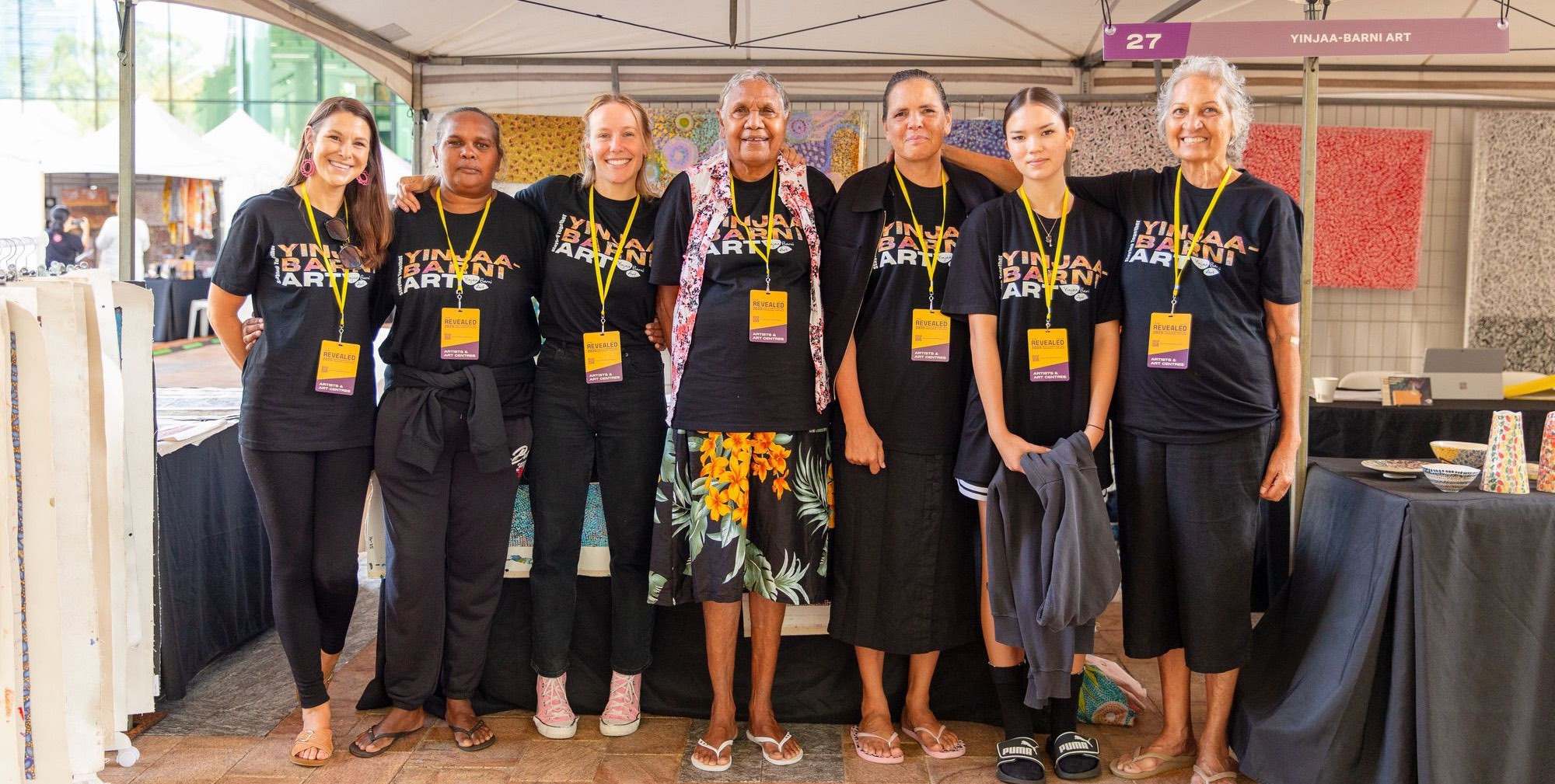 Yinjaa-Barni Art, Revealed Aboriginal Art Market, WA Museum Boola Bardip, Boorloo (Perth), 2025, photo: Jessica Russell.