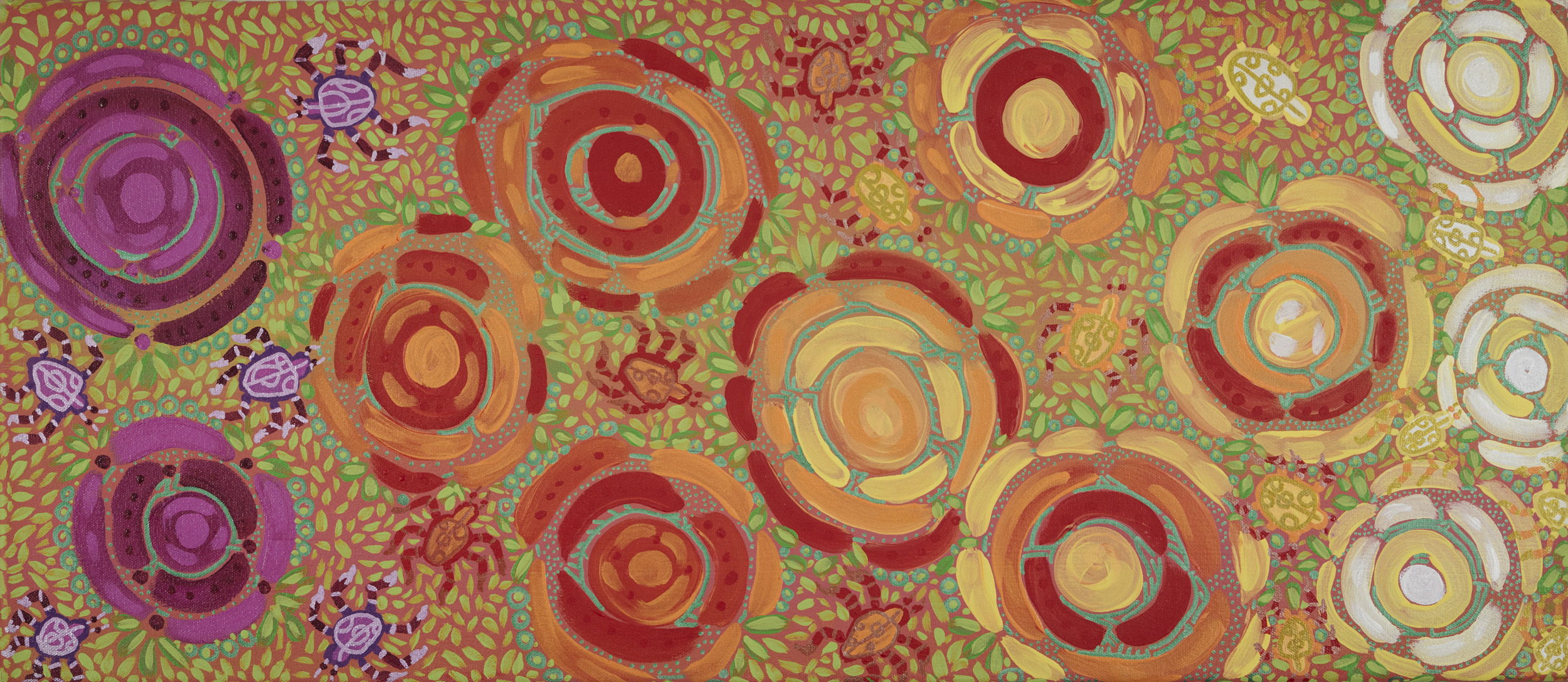 Rekeshia Goodwin, <em>Ladybugs</em> (detail), 2025, Spinifex Hill Studio, © the artist, photo: Rebecca Mansell.